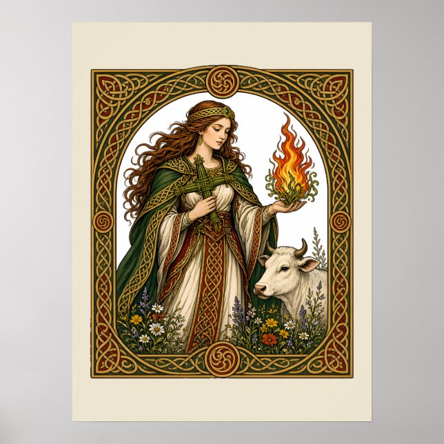 Brigid der Flamme Poster (Vorne)