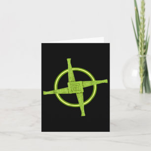 Brigid’s Kreuz Pagan Christliches Irisches Hemd St Karte