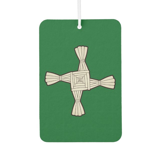 Brigidenskreuz Autolufterfrischer (Vorderseite)