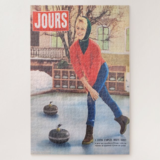 Brigitte Bardot Puzzle (Vertikal)