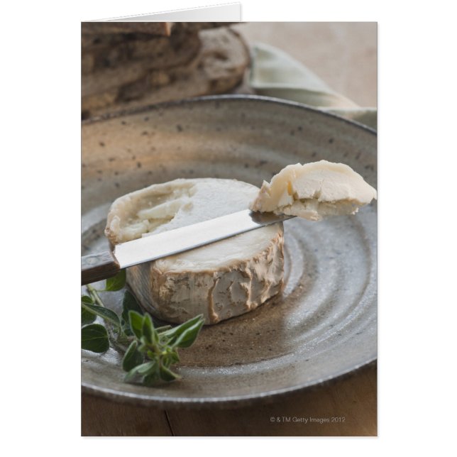 Brikkäse auf Teller (Vorne)