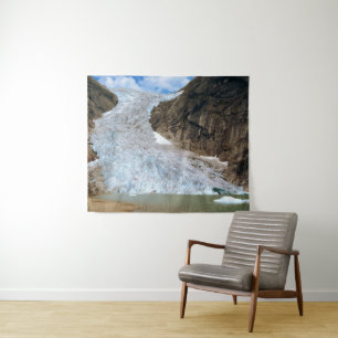 Briksdal Glacier 1984. Wandteppich