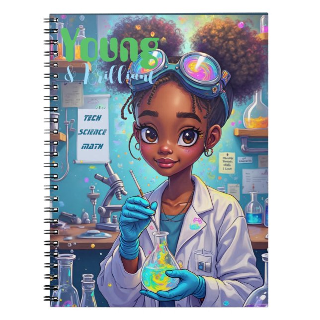 Briliant Young Scientists Notizblock (Vorderseite)
