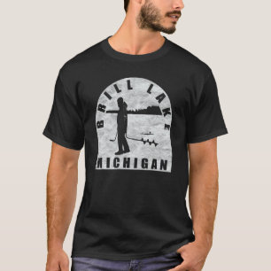 Brill Lake Ice Fischen T-Shirt