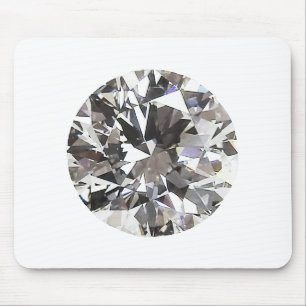 Brillant Round Diamond Mousepad