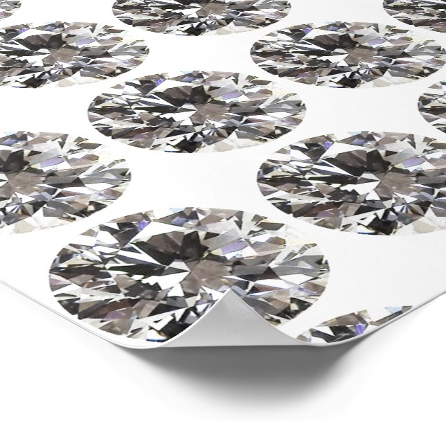 Brillant Round Diamond Poster (Ecke)