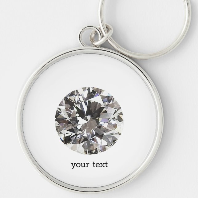 Brillant Round Diamond Schlüsselanhänger (Vorne)