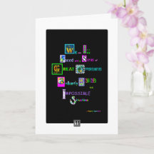 Brillant verschleierte Grußkarte