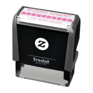 "Brillante Antwort!" Tutor Rubber Briefmarke Permastempel