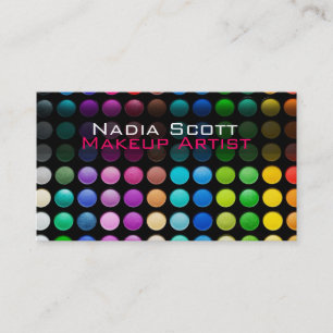 Brillante Artist Palette Business Card Visitenkarte