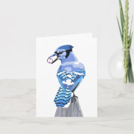 Brillante Blue Jay Card Karte