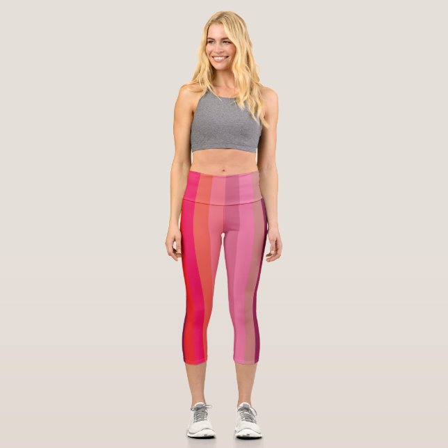 Brillante Farben 1 Capri Leggings (Vorderseite)
