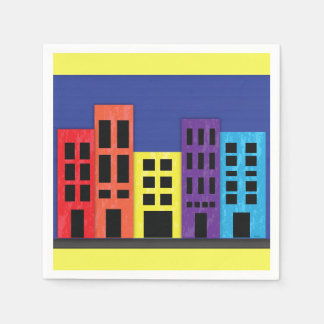 Brillante Gebäude Napkins Serviette