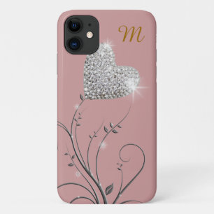 brillante Herz-Blume Case-Mate iPhone Hülle