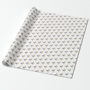 Brillante Neoplastik Art Monogram. Buchstabe X Geschenkpapier