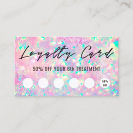 Brillante Opal-Textur-Treuekarte Visitenkarte