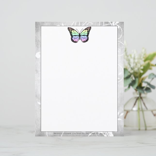 Brillante Rainbow Butterfly Stationierung (Stehend Vorderseite)