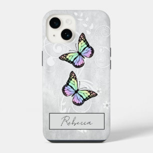 Brillante Regenbogen Schmetterlinge iPhone 14 Hülle
