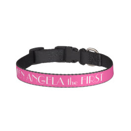 Brillante Rose Rosa Hundehalsband Personalisiert Haustierhalsband