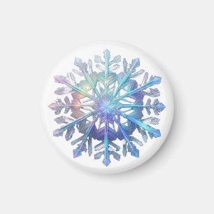 Brillante Schneeflocke Magnet