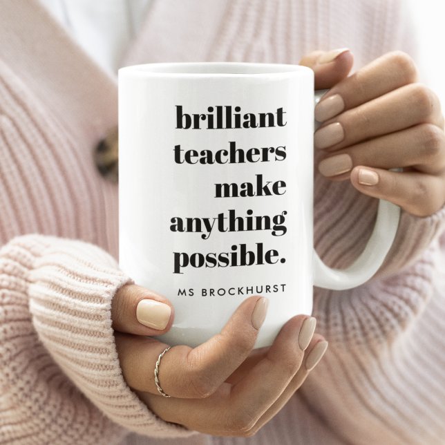 Brillante Teacher Educator Wertungsquote Kunst Kaffeetasse (Von Creator hochgeladen)