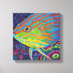 Brillante tropische Fische I Leinwanddruck