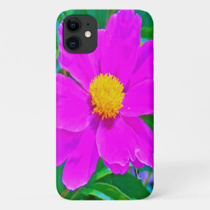 Brillante Ultra-Violet-Peony mit gelbem Zentrum Case-Mate iPhone Hülle