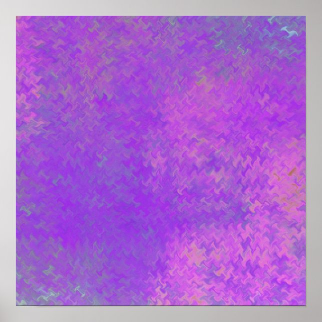 Brillante Violet Marble Art Poster (Vorne)