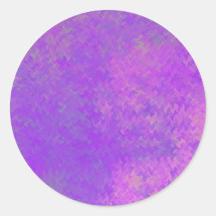 Brillante Violetmarbour Künstlerisch Runder Aufkleber