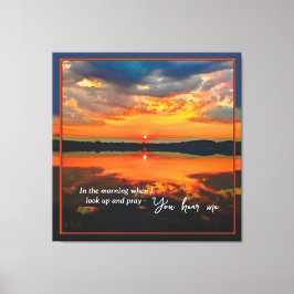 Brillante Wolken bei Dawn Stretched Canvas Print Leinwanddruck
