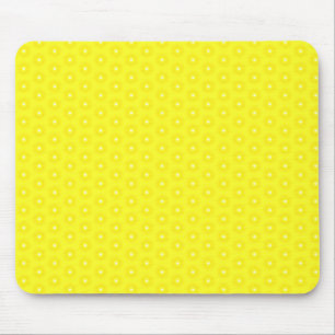 Brillante Zitronengelbe Sonnenscheinsterne Muster Mousepad