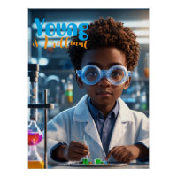 Brillanter junger Wissenschaftler