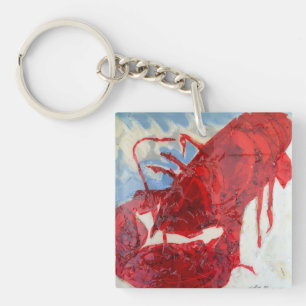 Brillanter Maine-Lobster Schlüsselanhänger