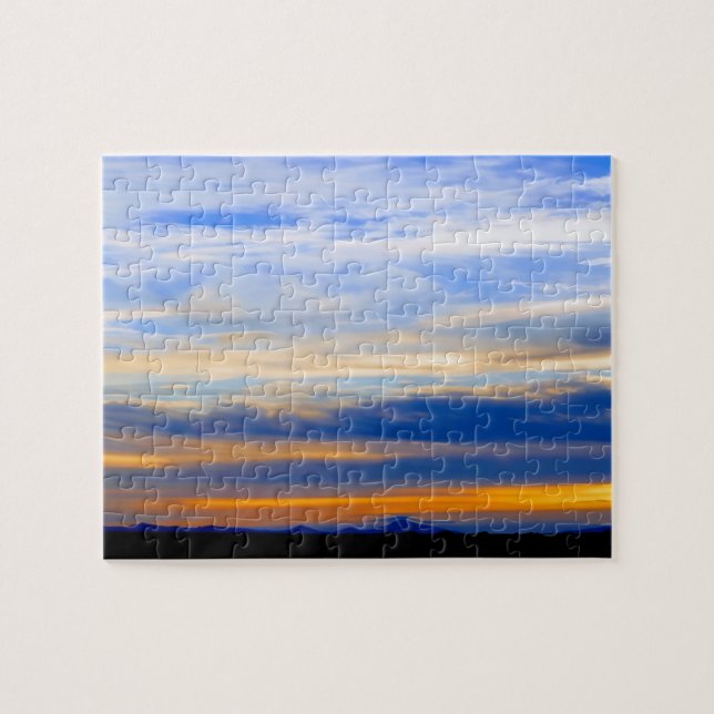 Brillanter Sonnenuntergang Puzzle (Horizontal)