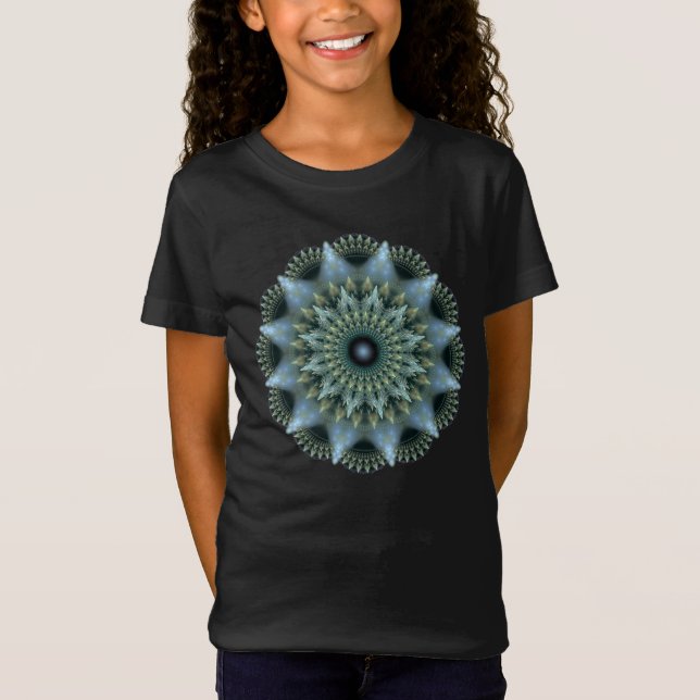 Brillantes Star-Fraktal T-Shirt (Vorderseite)
