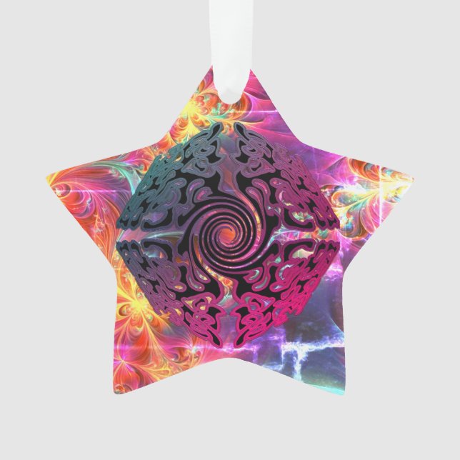 Brillantes Weihnachtsalternative Ornament (Vorderseite)