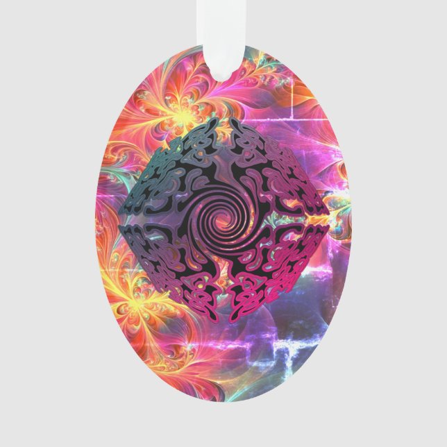 Brillantes Weihnachtsalternative Ornament (Vorderseite)