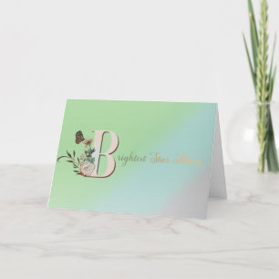 Brillanteste Star-Speicherkarte Dankeskarte