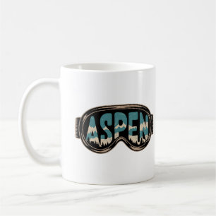 Brille Aspen Snowmass Colorado Skigebiet Geschenke Kaffeetasse