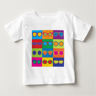 Brille-Checkerboard Baby T-shirt