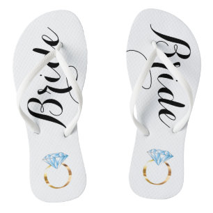 Brille Flip Flops mit Diamantring