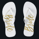 Brille Flip Flops mit Gold Foil Typografie<br><div class="desc">Brille Flip Flops mit Gold Foil Typografie</div>