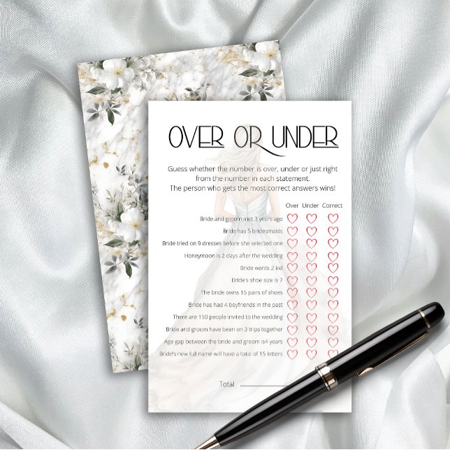 Brille in Gown Over under Brautparty Game (Von Creator hochgeladen)