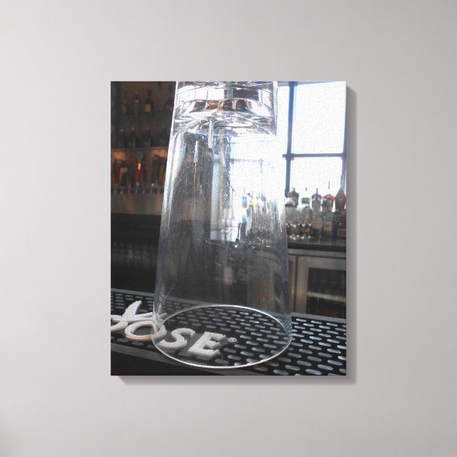 Brille Leinwanddruck (Vorderseite)