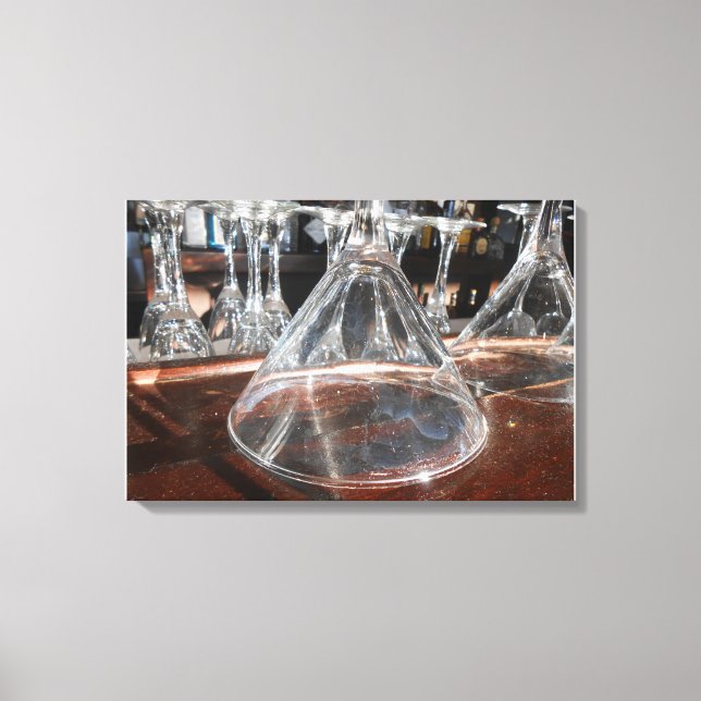 Brille Leinwanddruck (Vorderseite)