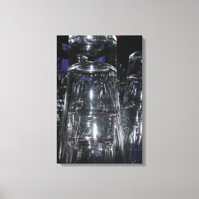 Brille Leinwanddruck (Vorderseite)