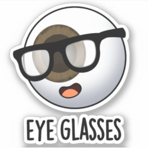 Brille Lustige Augenwitze  Aufkleber