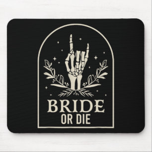 Brille oder Die Skeleton Hand Gothic Chelorette Pa Mousepad