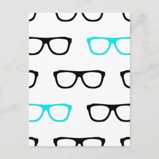 Brille Postkarte