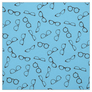 Brille Süße Optiker Optometrist Blau Stoff